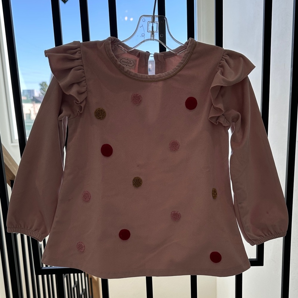 MudPie 3T velvet long sleeve